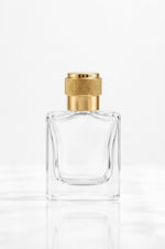 Load image into Gallery viewer, [ZMS92]Transparent Perfume U-Cut Bottle With Gold Cap - 100ml
