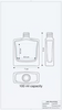 [ZMS89] Transparent Perfume U-Cut  Bottle With Silver Cap - 100ml