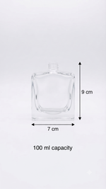 Load image into Gallery viewer, [ZMS88] Transparent Perfume Yogurt Bottle With Gold Cap - 100ml
