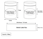 Load image into Gallery viewer, [ZMJ17] Black Jar With Black Cap And Silver Streak- 50gm &amp; 100gm
