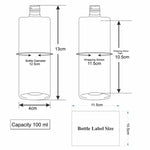 Load image into Gallery viewer, [ZMT147] Transparent Bottle With Black Twist Top Cap - 20ml, 50ml, 100ml &amp; 200ml
