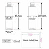 [ZMG213] Amber Glass Bottle With Black Dropper    30ml , 50 ml & 100 ml