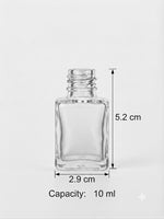 Load image into Gallery viewer, [ZMAR09] Mini Glass Attar Bottle With Gold Cap
