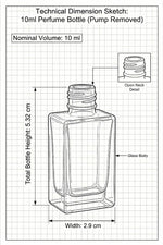 Load image into Gallery viewer, [ZMS63] Mini Glass Perfume Bottle With Silver Cap
