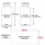 Load image into Gallery viewer, [ZMJ71] Amber Tablet Jar With Matt Gold Ripped Cap - 100cc &amp; 150cc
