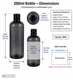 Load image into Gallery viewer, [ZMT122] Round Shoulder Grey Bottle With Gold  Tin Screw Cap 100ml, 200ml &amp; 300ml
