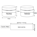 Load image into Gallery viewer, [ZMJ64] Acrylic Transparent Shan Jar With Black Cap &amp; Inner Lid- 200gm
