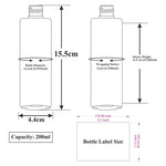 Load image into Gallery viewer, [ZMW13] White Bottle With Gold Disk Top Cap - 100ml &amp; 200ml
