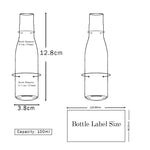 Load image into Gallery viewer, ( ZMW97) Milky White Asta Bottle with White Kettle Cap 100ML, 200ml
