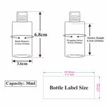 Load image into Gallery viewer, [ZMG213] Amber Glass Bottle With Black Dropper    30ml , 50 ml &amp; 100 ml
