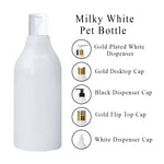 Load image into Gallery viewer, ( ZMW96) Milky White Pet Bottle with White Fliptop Cap 300ml
