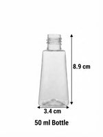 Load image into Gallery viewer, [ZMT87] Pyramid Clear Transparent Bottle With Black Applicator Cap - 50ml &amp; 100ml
