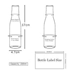 Load image into Gallery viewer, ( ZMW97) Milky White Asta Bottle with White Kettle Cap 100ML, 200ml
