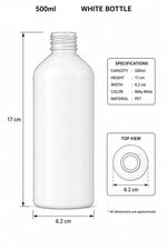 Load image into Gallery viewer, [ZMW132] Milky White Color Bottle With Gold Color Screw Cap-500ml
