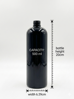 Load image into Gallery viewer, [ZMK75] Black Avon Bottle With Black Dispenser Pump - 500ml
