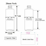 Load image into Gallery viewer, [ZMT111] Flat Shoulder Transparent Clear Bottle Round With Black AS Mist Spary Pump - 20ml, 30ml, 50ml, 100ml, 200ml
