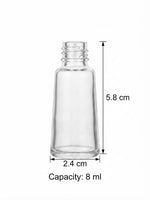 Load image into Gallery viewer, [ZMS87] Transparent Glass Conical Bottle With Black Spray - 8ml
