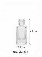 Load image into Gallery viewer, [ZMS75] Transparent Glass Bottle With Transparent Mist Spray
