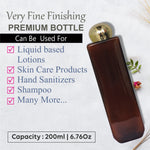 Load image into Gallery viewer, Amber Color  Bottle With Golden Dome Cap-100ml, 200ml [ZMA01]
