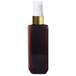 Load image into Gallery viewer, Amber Color Bottle With Gold Plated White Mist Pump-100 ML &amp; 200ML [ZMA08]
