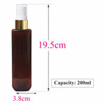 Load image into Gallery viewer, Amber Color Bottle With Gold Plated White Mist Pump-100 ML &amp; 200ML [ZMA08]
