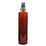Load image into Gallery viewer, [ZMA16] Amber Premium Empty Bottle With Golden Black Lotion Pump - 30ml, 50ml, 100ml &amp; 200ml
