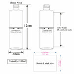 Load image into Gallery viewer, ZMA24| AMBER COLOR ROUND BOTTLE WITH BLACK SCREW CAP Available Size:  50ml,100ml
