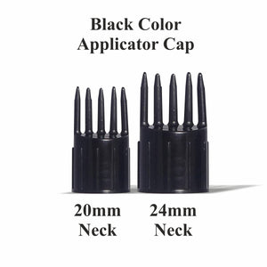 [ZMPC01] Black Color Applicator Caps- 20mm & 24mm Neck