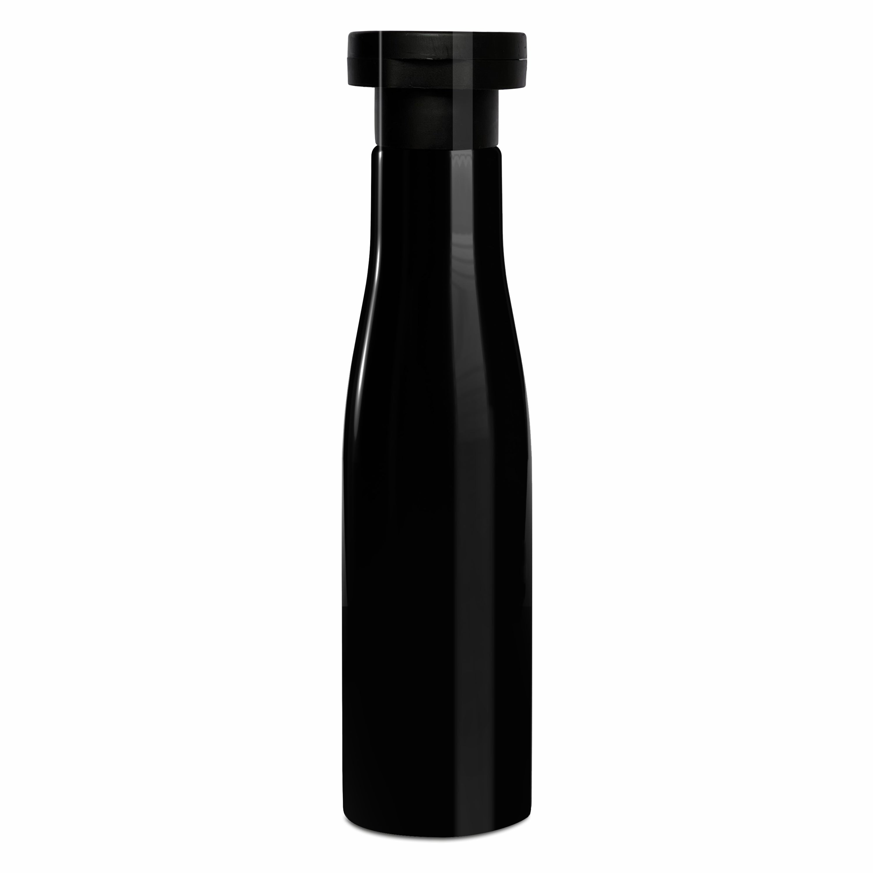 ZMK46 | BLACK COLOR ASTA BOTTLE WITH BLACK ELITE FLIPTOP CAP | 200ML