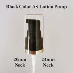 Load image into Gallery viewer, [ZMPC10] Black Color AS Lotion Pump with Beautiful Silver Streak Transparent Cap- 20mm &amp; 24mm Neck
