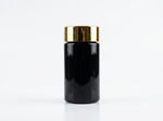 Load image into Gallery viewer, [ZMK72] Black Round Bottle With Gold Screw Cap - 100ml &amp; 150ml
