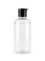 Load image into Gallery viewer, [ZMT150] Transparent Booston Clear Round Bottle With Black Beak Cap  100 ml , 200 ml &amp; 300 ml
