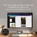 Load image into Gallery viewer, Vintage Editable Candle Label, Candle Label Design, Candle Sticker, Custom Product Label, Canva Labels,DIY Candle Label, Printable Jar label
