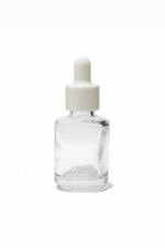 Load image into Gallery viewer, [ZMG172] Glass Round Rectangle Bottle With White Dropper 25ml-30ml
