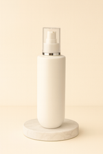 Load image into Gallery viewer, [ZMW125] HDPE White Cupbase Bottle With Lotion Pump &amp; Silver Streak Overcap -250ml
