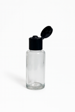 Load image into Gallery viewer, [ZMG152] Glass Bottle With Black Fliptop Cap 25ml-30ml
