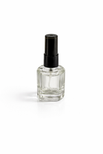 Load image into Gallery viewer, [ZMS72] Transparent Glass Soft Square Bottle With Black Mist Spray 6 to 8 ml
