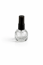 Load image into Gallery viewer, [ZMS69] Transparent Glass Bell Bottle With Black Mist Spray - 6 to 8ml

