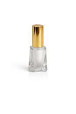 Load image into Gallery viewer, [ZMS78] Transparent Glass  Eiffel  Bottle With Gold Mist Spray &amp; Golden Cap 6 to 8ml
