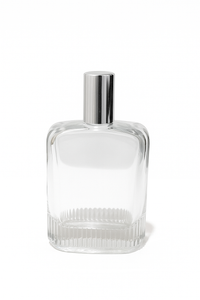 [ZMS53] Transparent Perfume Bottle With Silver Cap - 100ml