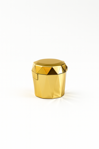 [ZMPC48] Gold Metallized  Fliptop Cap
