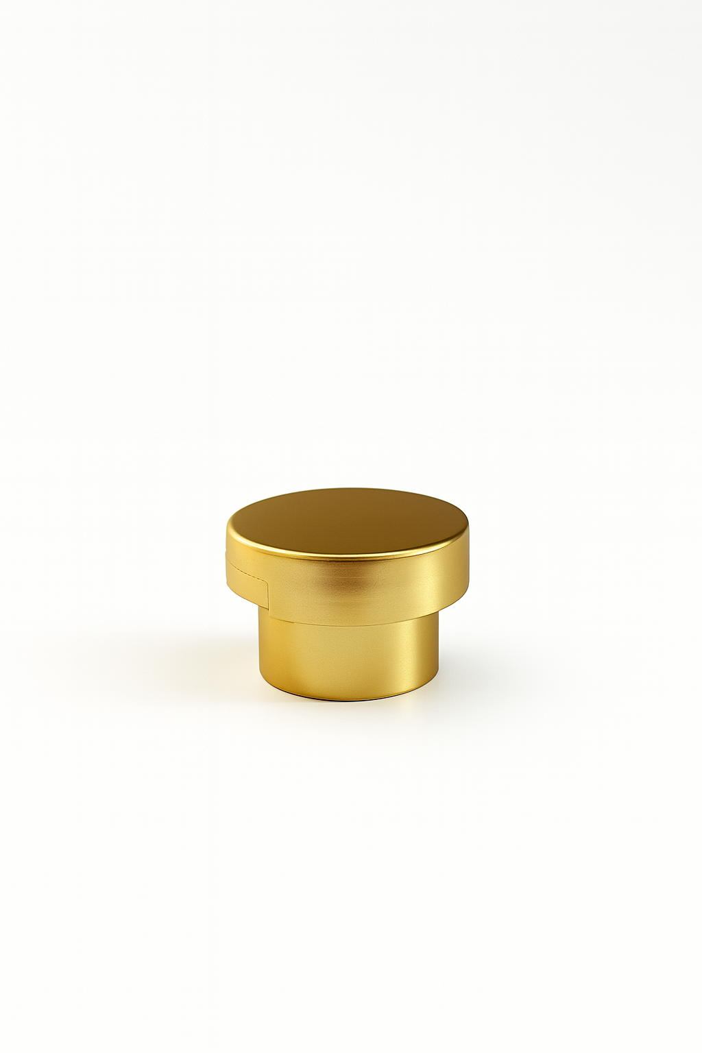 [ZMPC49] Gold Metallized Fliptop  Cap