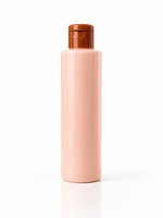 Load image into Gallery viewer, [ZMW129] Peach Bottle With Chocolate Brown Fliptop Cap - 200ml

