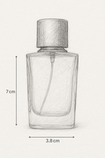 Load image into Gallery viewer, [ZMS34] Transparent Glass Perfume Bottle With Gold Cap - 30ml
