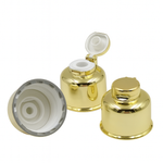 Load image into Gallery viewer, [ZMPC03] Gold Locket Fliptop Cap-20mm &amp; 24mm

