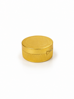 Load image into Gallery viewer, [ZMJ72] White Tablet Jar With Matt Gold Ripped Cap - 100cc &amp; 150cc
