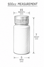 Load image into Gallery viewer, [ZMJ72] White Tablet Jar With Matt Gold Ripped Cap - 100cc &amp; 150cc

