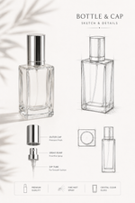 Load image into Gallery viewer, [ZMS69] Transparent Glass Bell Bottle With Black Mist Spray - 6 to 8ml

