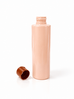 Load image into Gallery viewer, [ZMW129] Peach Bottle With Chocolate Brown Fliptop Cap - 200ml
