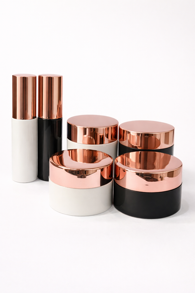 Signature White Black Rose Gold Trio Set